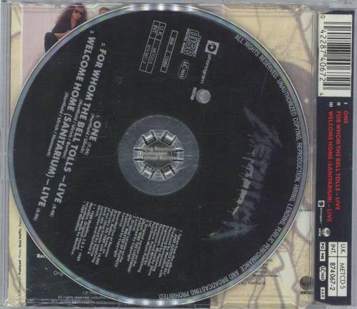 Metallica One - Sealed CD single (CD5 / 5") UK METC5ON616442