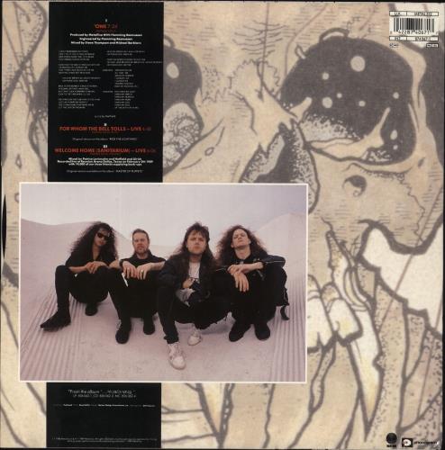 Metallica One 12" vinyl single (12 inch record / Maxi-single) UK MET12ON49291