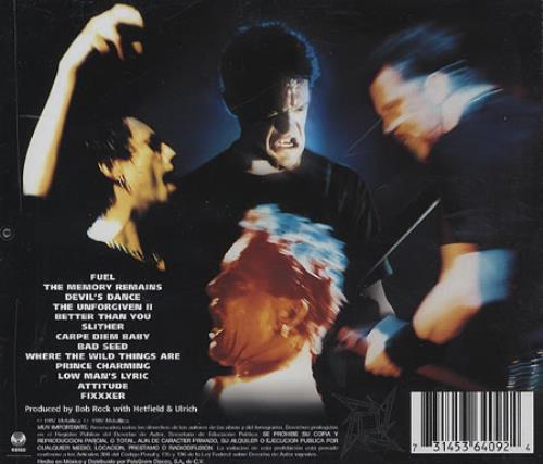 Metallica Re-Load CD album (CDLP) Mexican METCDRE261264