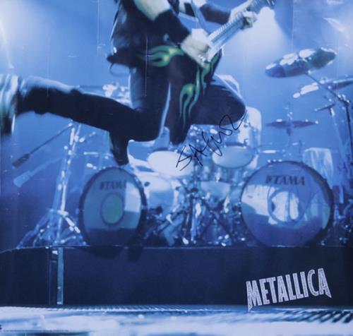 Metallica Reload - Autographed poster US METPORE537328