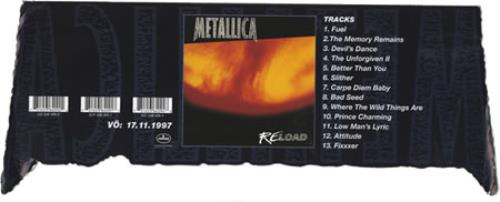Metallica Reload - Das Neue Studio Album handbill German METHBRE182086