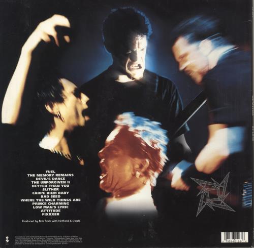 Metallica Reload - EX 2-LP vinyl record set (Double LP Album) US MET2LRE719379