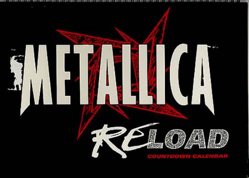 Metallica Reload Countdown Calendar display US METDIRE347130