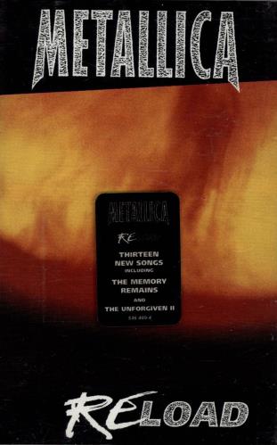 Metallica Reload cassette album Dutch METCLRE702832