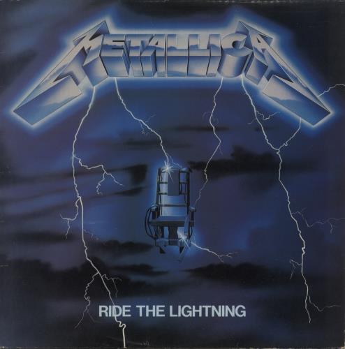 Metallica Ride The Lightning - 1st - French Press - VG vinyl LP album (LP record) UK METLPRI880489