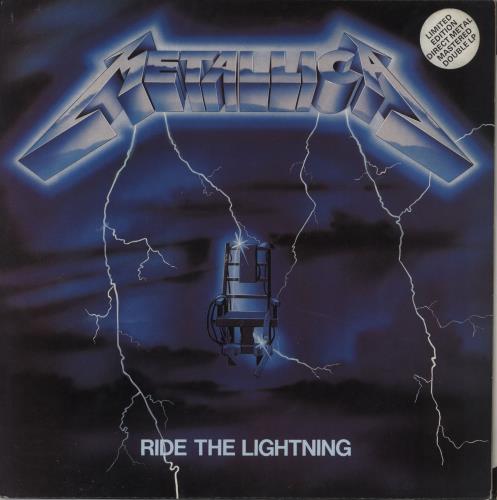 Metallica Ride The Lightning - D.M.M - Hype Stickered + Insert - EX 2-LP vinyl record set (Double LP Album) UK MET2LRI412014