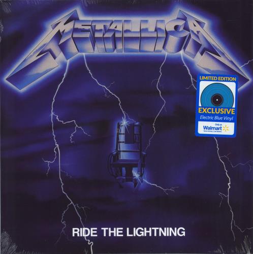 Metallica Ride The Lightning - Electric Blue Vinyl - Sealed vinyl LP album (LP record) US METLPRI781335