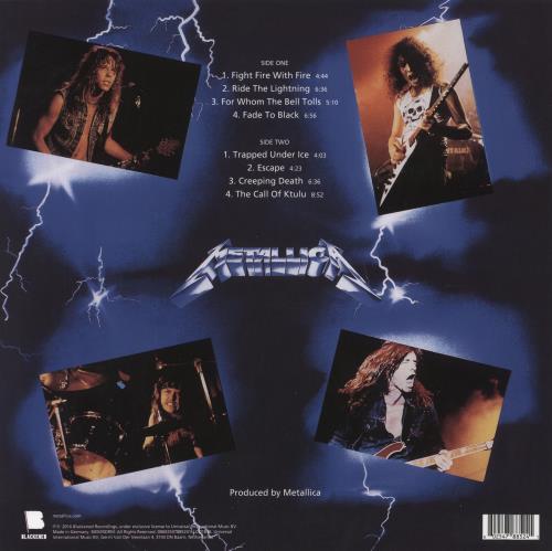 Metallica Ride The Lightning - Remastered vinyl LP album (LP record) UK METLPRI849233