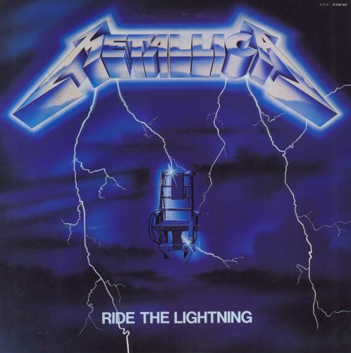 Metallica Ride The Lightning vinyl LP album (LP record) Japanese METLPRI208104