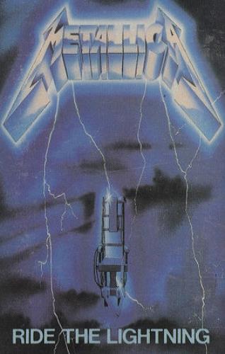 Metallica Ride The Lightning cassette album UK METCLRI282488