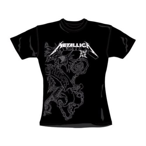 Metallica Side Guitar T-Shirt - Skinny-Fit Small t-shirt UK METTSSI404532
