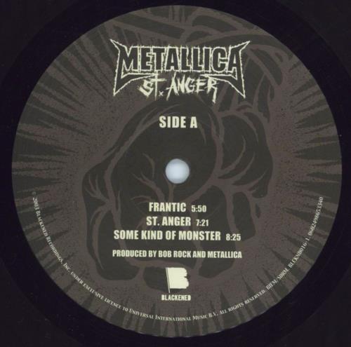 Metallica St Anger 2-LP vinyl record set (Double LP Album) UK MET2LST808810
