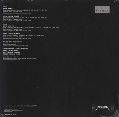 Metallica St. Anger Live Rarities - Metallica Vinyl Club 6 -Sealed 12" vinyl single (12 inch record / Maxi-single) US MET12ST869333