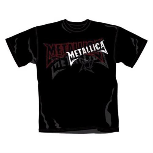 Metallica Stamped Logo T-Shirt - Small t-shirt UK METTSST407772