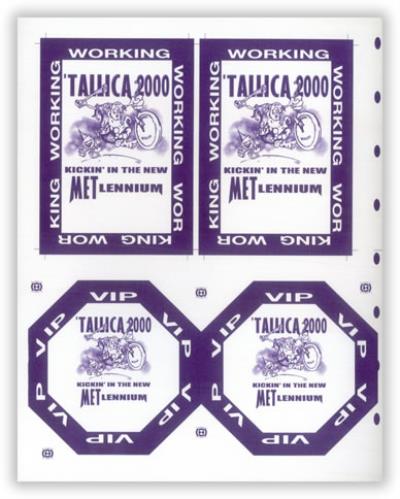 Metallica 'Tallica 2000 Kickin' In The New Metlennium tour pass US METTPTA427862