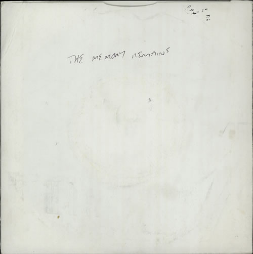 Metallica The Memory Remains - Test pressing 7" vinyl single (7 inch record / 45) French MET07TH577689