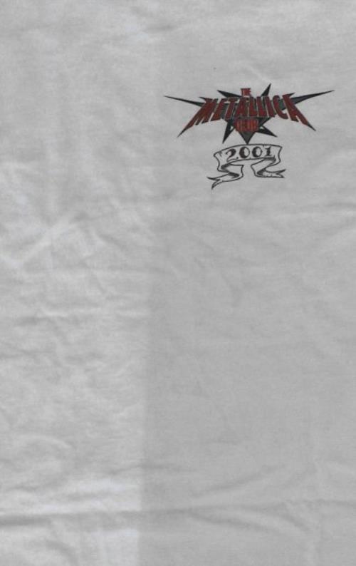 Metallica The Metallica Club 2001 t-shirt US METTSTH336084