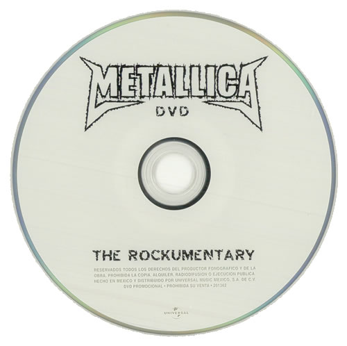 Metallica The Rockumentary DVD Mexican METDDTH259235