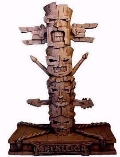 Metallica Tiki Totem Pole Statue Toy UK METTYTI349578