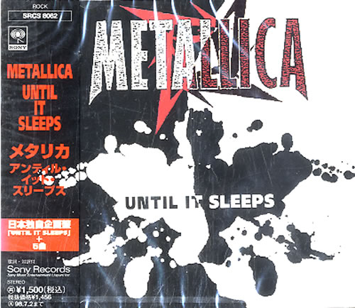 Metallica Until It Sleeps - Sealed CD single (CD5 / 5") Japanese METC5UN607687