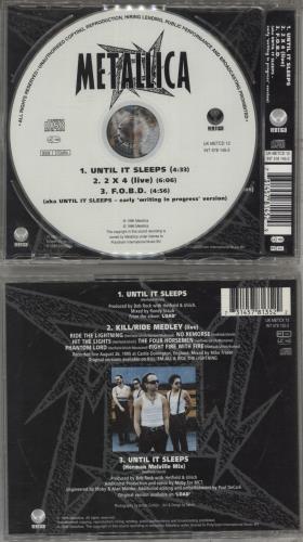 Metallica Until It Sleeps 2-CD single set (Double CD single) UK MET2SUN178606