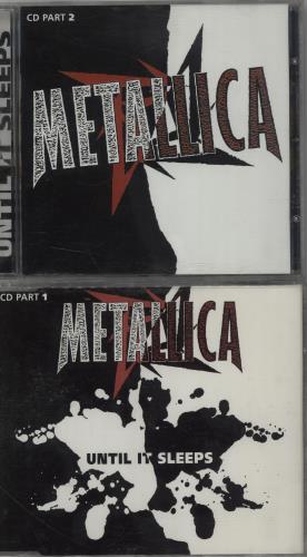Metallica Until It Sleeps 2-CD single set (Double CD single) German MET2SUN180674