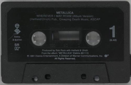 Metallica Wherever I May Roam cassette single US METCSWH06355