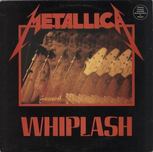 Metallica Whiplash - 1st Black Vinyl - VG 12" vinyl single (12 inch record / Maxi-single) US MET12WH866147