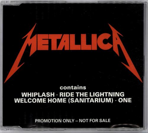 Metallica Whiplash Sampler CD single (CD5 / 5") UK METC5WH09028