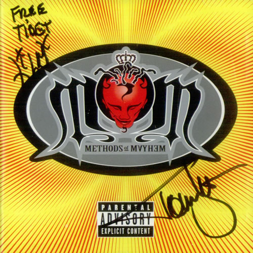 Methods Of Mayhem Methods of Mayhem - Autographed CD album (CDLP) US ODSCDME529857