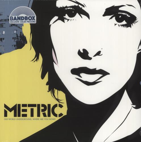 Metric Old World Underground, Where Are You Now? - Bandbox Edition Black and Yellow Twist - Sealed vinyl LP album (LP record) US MPVLPOL856626