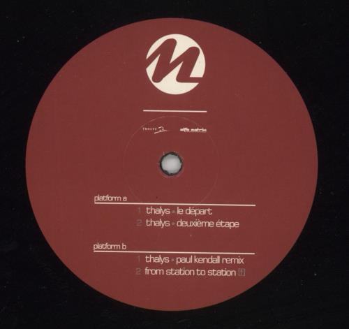 Metroland Thalys 12" vinyl single (12 inch record / Maxi-single) Belgian 9I412TH865585