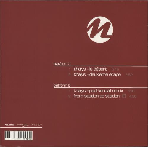 Metroland Thalys 12" vinyl single (12 inch record / Maxi-single) Belgian 9I412TH865585