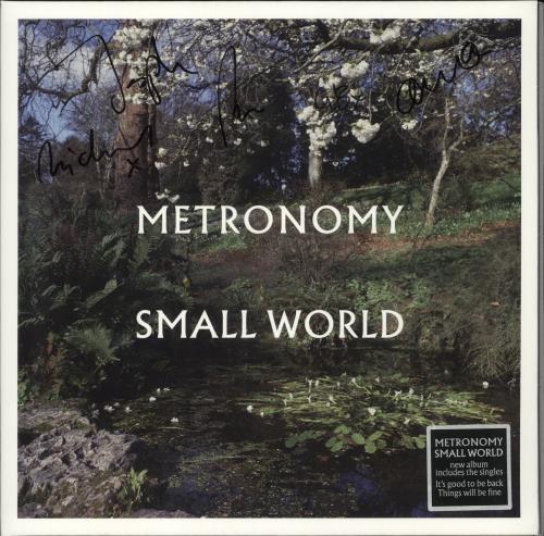 Metronomy Small World - Autographed vinyl LP album (LP record) French MY6LPSM878484