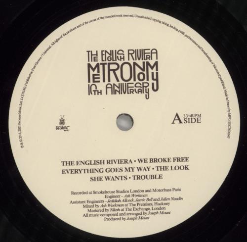 Metronomy The English Riviera - Numbered sleeve + Obi 2-LP vinyl record set (Double LP Album) UK MY62LTH872460