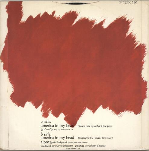 Metro America In My Head 12" vinyl single (12 inch record / Maxi-single) UK ETO12AM689430