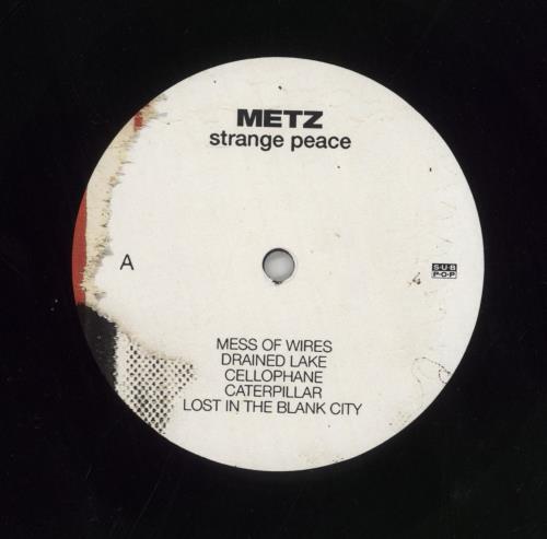 Metz Strange Peace vinyl LP album (LP record) UK 2VWLPST859048