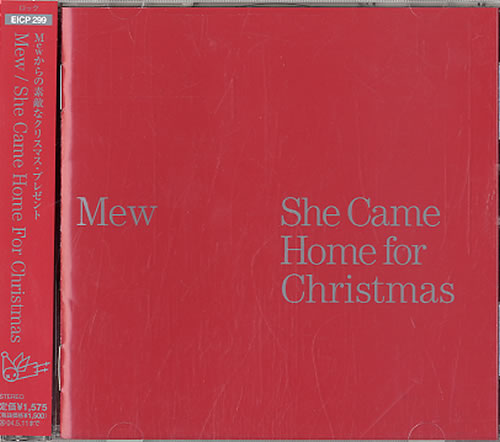 Mew She Came Home For Christmas CD single (CD5 / 5") Japanese MWEC5SH349077
