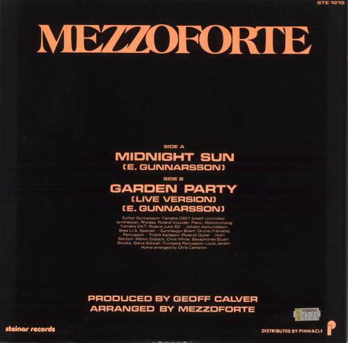 Mezzoforte Midnight Sun 12" vinyl single (12 inch record / Maxi-single) UK MZO12MI520750