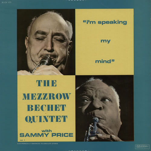 Mezzrow-Bechet I'm Speaking My Mind vinyl LP album (LP record) French MZTLPIM585391
