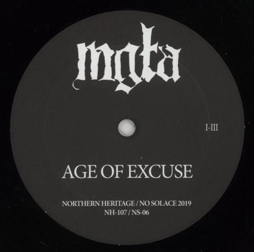 Mgla Age Of Excuse vinyl LP album (LP record) Finnish 57LLPAG816844