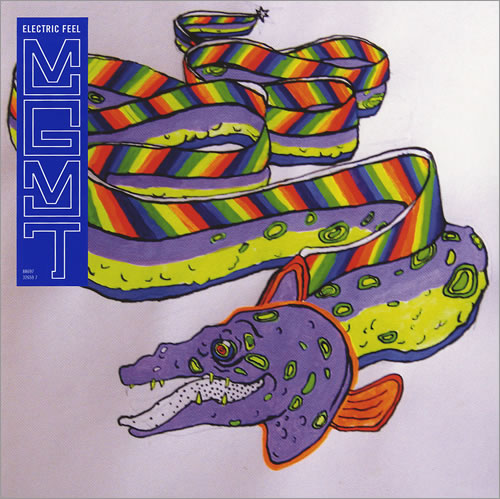 MGMT Electric Feel - Purple Vinyl 7" vinyl single (7 inch record / 45) UK MU607EL436248