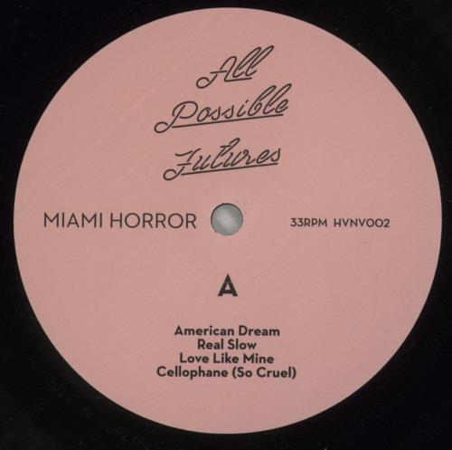 Miami Horror All Possible Futures 2-LP vinyl record set (Double LP Album) UK OIA2LAL871788