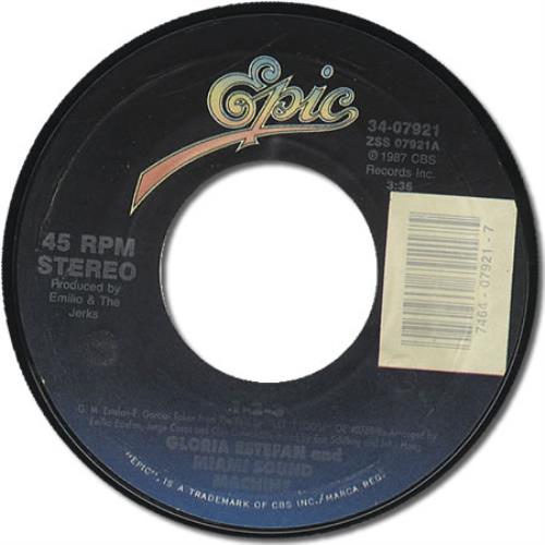 Miami Sound Machine 1-2-3 7" vinyl single (7 inch record / 45) US MSM07325742