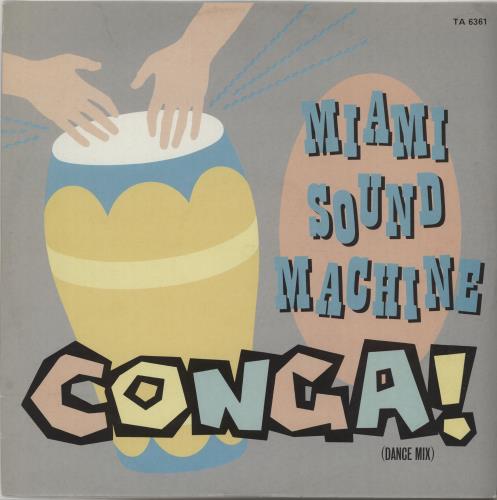 Miami Sound Machine Conga 12" vinyl single (12 inch record / Maxi-single) UK MSM12CO26080