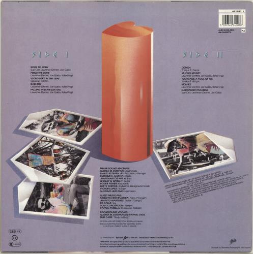 Miami Sound Machine Primitive Love vinyl LP album (LP record) UK MSMLPPR695901