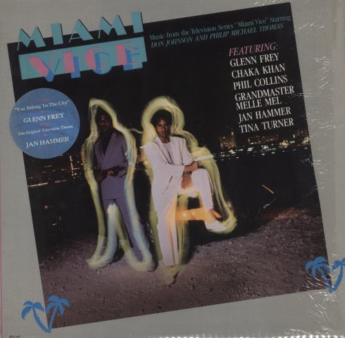 Miami Vice Miami Vice - stickered shrink vinyl LP album (LP record) US MIVLPMI836398