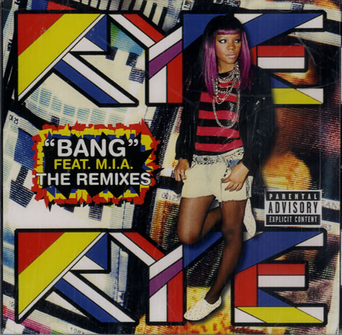 MIA Bang - The Remixes CD single (CD5 / 5") US MY3C5BA476500