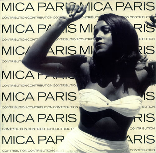 Mica Paris Contribution - Autographed vinyl LP album (LP record) UK MICLPCO457044