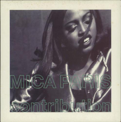 Mica Paris Contribution 7" vinyl single (7 inch record / 45) UK MIC07CO273076
